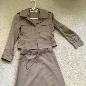 Yves St. Laurent  jacket &skirt